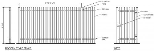 Ornamental Iron Fence Installation | Fence Contractor | Biddle & Brown